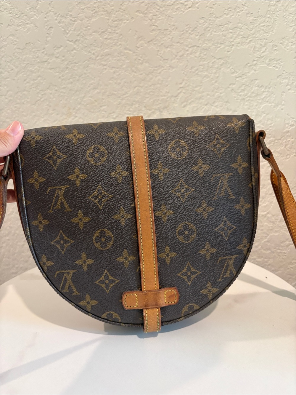 Louis Vuitton Monogram Canvas Crossbody Bag in Brown and Tan - Picture 12 of 16